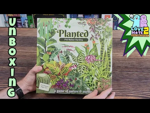 Unboxing of Planted by Phil Walker-Harding and Bufflo Games & Puzzles