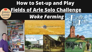 Fields of Arle - Solo Challenge. Woke Farming. Board game series * Amass Games *
