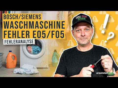 Bosch Waschmaschine Fehler E18 Ursachen L sungen