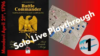 Battle Commander Vol.1 Battle of Mondovi 1796 Solo Livestream 1