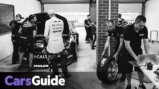 Behind the scenes with Triple Eight's drift-spec Red Bull Supercar for Van Gisbergen | video