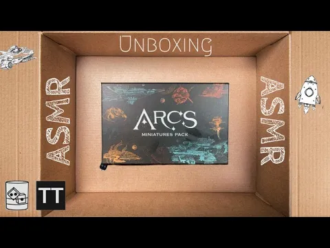 Arcs Miniatures Pack Expansion - Satisfying ASMR Board Game Unboxing #Unboxing #boardgameunboxing