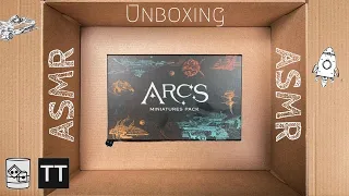 Arcs Miniatures Pack Expansion - Satisfying ASMR Board Game Unboxing #Unboxing #boardgameunboxing
