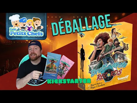 Draft & Write Records + Extension Kickstarter  Déballage (unboxing) | Les Petits Chefs