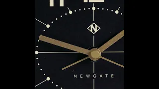 Newgate Clocks Wideboy Mantel Alarm Clock, Black with White Clock Face product video.
