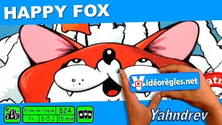 Vidéorègle Jeu de Société " HAPPY FOX " par Yahndrev (#823)