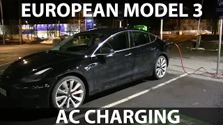 Model 3 charging on 400 V 3-phase