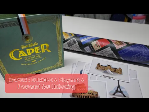 Unbox Caper : Europe Mastermind Edition + Playmat + Postcard