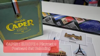 Unbox Caper : Europe Mastermind Edition + Playmat + Postcard