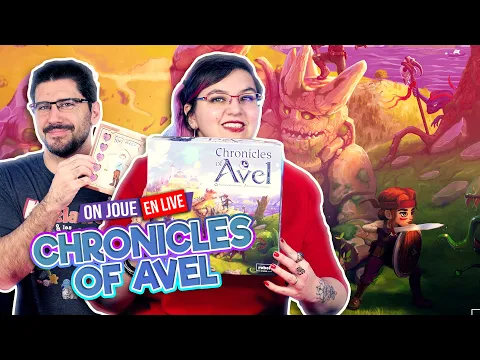 [Règles & Partie] CHRONICLES OF AVEL | 2 joueurs | Rebel Studio | VOD Live