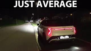 Hongqi E-HS7 headlights test