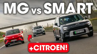 NEW MG S6 vs Smart #5 vs Citroen e-C5 Aircross review – what’s the BEST electric SUV?