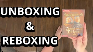 Agricola: Consul Dirigens Deck Expansion - Quick Look Unboxing - What's in the box?