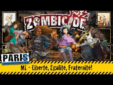 Zombicide 2nd Edition: PariZ Campaign (Mission M1) Board Game Gameplay
