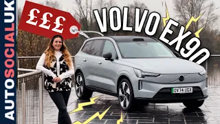 Volvo EX90 Review: Is This £100,000 All-Electric 7-Seater Worth It? | Range, Space & Features!