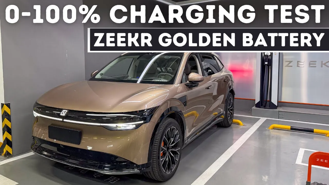 Zeekr Golden Battery 75kWh Charging Analysis! The Fastest Charging EV In The World
