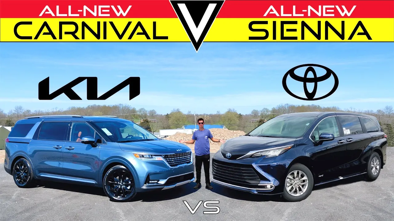 FAMILY FIGHT -- 2022 Kia Carnival vs. 2021 Toyota Sienna: Comparison