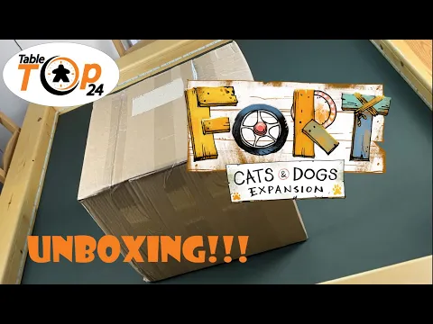 Fort: Cats and Dogs Expansion Unboxing - Tabletop24