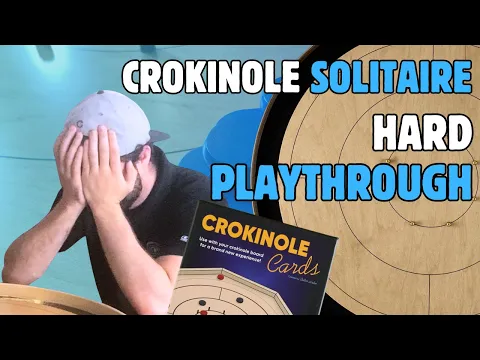 Crokinole Solitaire Hard Difficulty PLAYTHROUGH