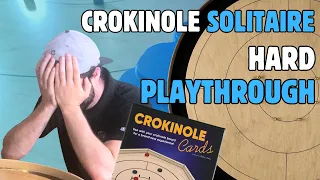 Crokinole Solitaire Hard Difficulty PLAYTHROUGH