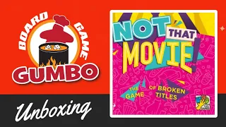 Not That Movie - Unboxing and Overview of Gameplay