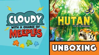Hutan: Life in the Rainforest Unboxing - Cloudy with a Chance of Meeples