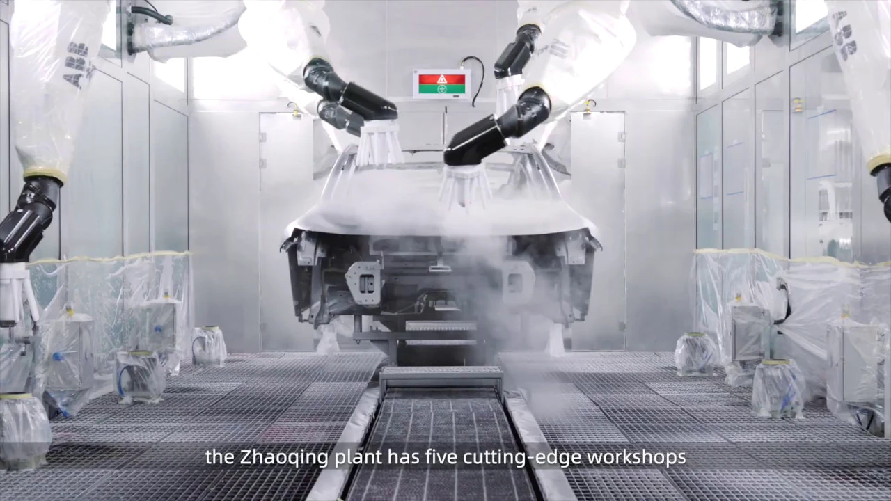 An overview of Xpeng Motors new state-of-the-art manufacturing facility in Zhaoqing, China