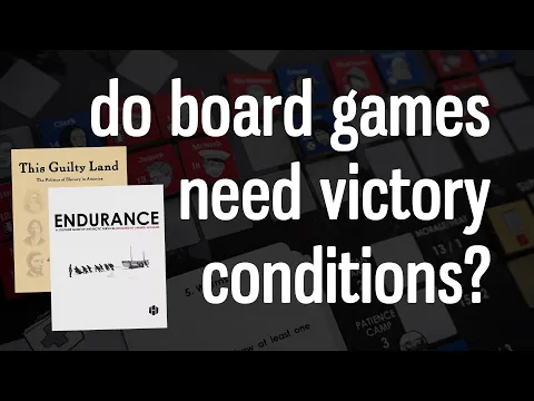 Do board games need victory conditions?