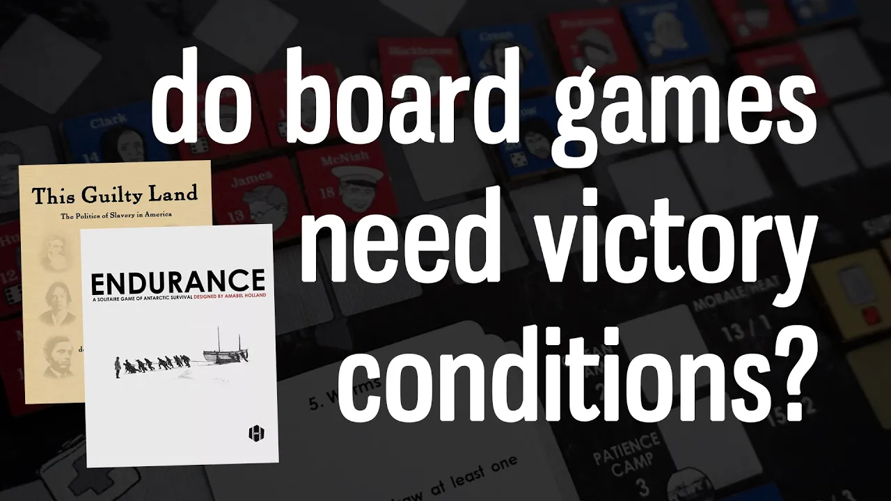 Do board games need victory conditions?