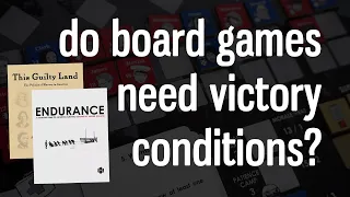 Do board games need victory conditions?