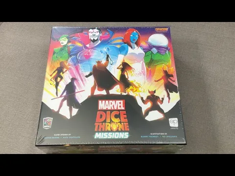 TDG: Marvel Dice Throne: Missions unboxing with Ray