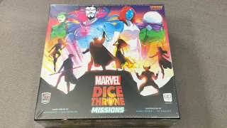 TDG: Marvel Dice Throne: Missions unboxing with Ray