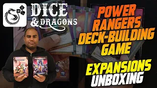 Dice and Dragons - Power Rangers Deck - Building Game Expansions Unboxing