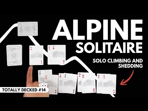 How to Play Alpine Solitaire | A Solo Card Game About Climbing, Literally (Totally Decked #14)