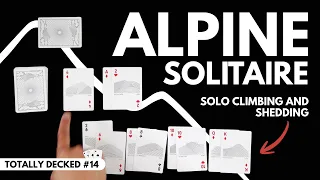 How to Play Alpine Solitaire | A Solo Card Game About Climbing, Literally (Totally Decked #14)