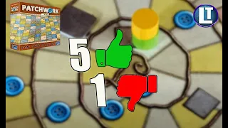 5 Reasons I Love the Board Game PATCHWORK And 1 Reason I DON'T