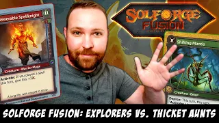 SolForge Fusion, Round 2: Explorers vs. Thicket Aunts