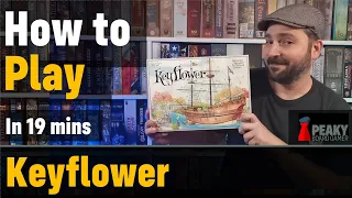 How to play Keyflower board game - Full teach + Visuals - Peaky Boardgamer