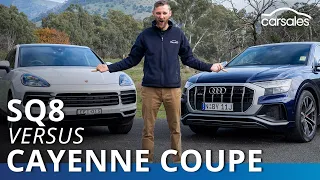 2020 Audi SQ8 v Porsche Cayenne S Coupe Comparison Test @carsales