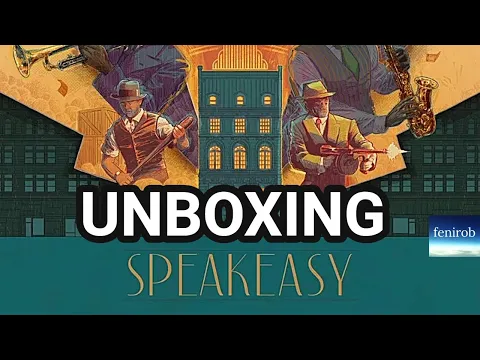 Speakeasy Board Game | Kickstarter Upgraded Edition | Unboxing