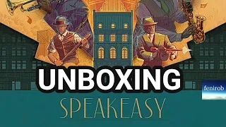 Speakeasy Board Game | Kickstarter Upgraded Edition | Unboxing