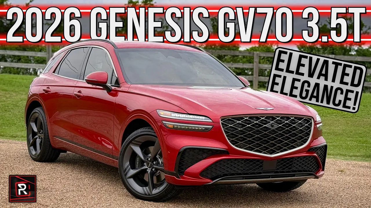 The 2026 Genesis GV70 3.5T Is An Stand-Out Luxury SUV With Even More Elegance