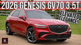 The 2026 Genesis GV70 3.5T Is An Stand-Out Luxury SUV With Even More Elegance