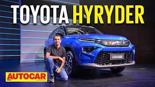 2022 Toyota Hyryder - Hyundai Creta rival is here with strong hybrid & AWD options! | Autocar India
