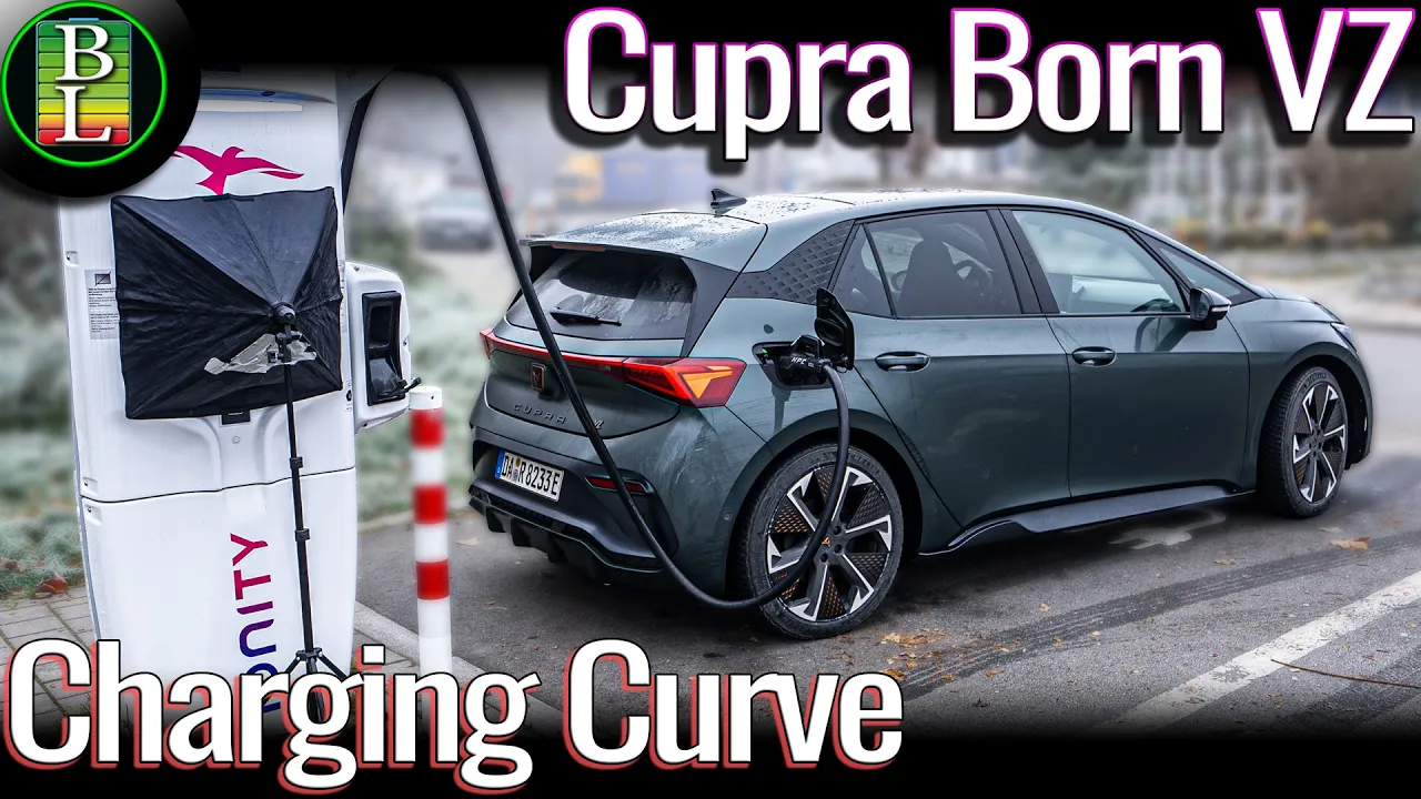 Charging the NEW Cupra Born VZ (79kWh) from 9-90% at Ionity