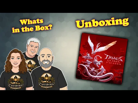 Trials of Maya Unboxing | First Look Before Gamefound!