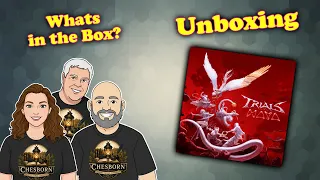 Trials of Maya Unboxing | First Look Before Gamefound!