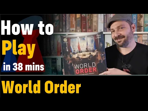 How to play World Order + Visuals - Peaky Boardgamer