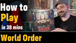 How to play World Order + Visuals - Peaky Boardgamer