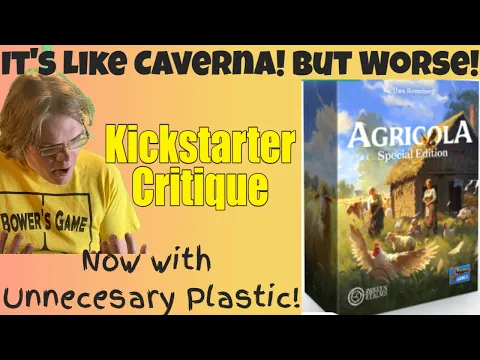 Agricola: Special Edition - Can You Make me forget Caverna? -Kickstarter Critique Review
